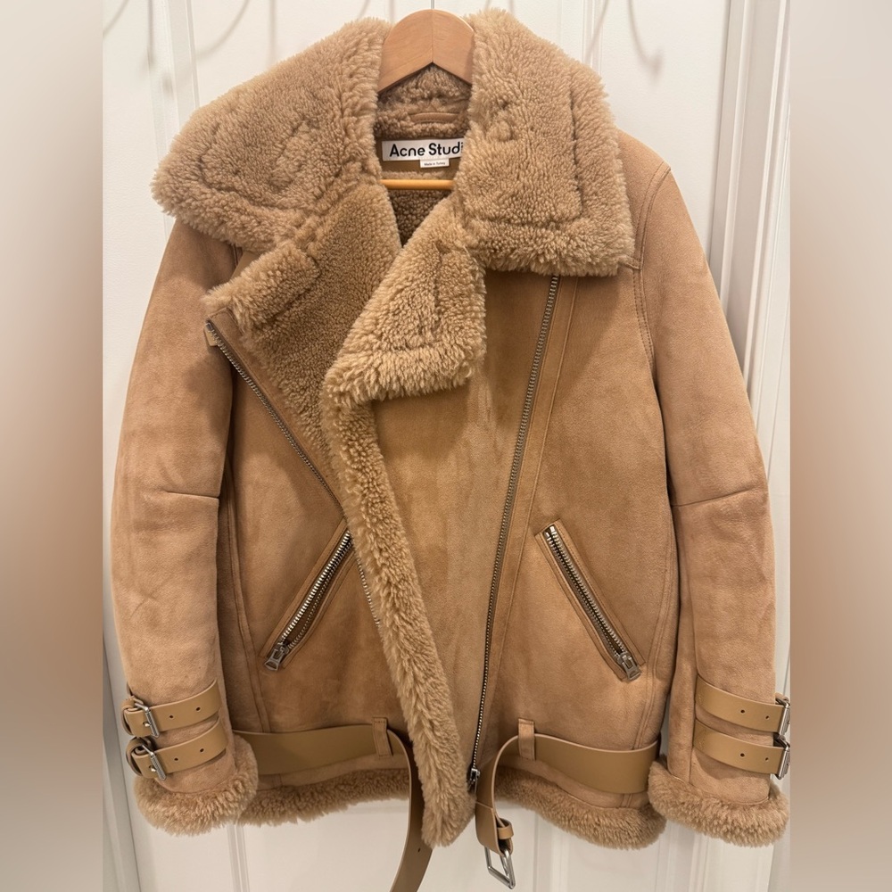 Acne Camel Teddy Jacket
